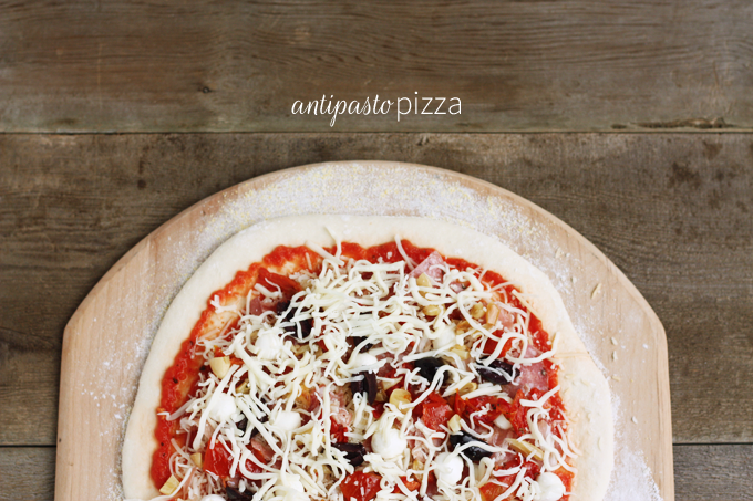 antipasto pizza italy