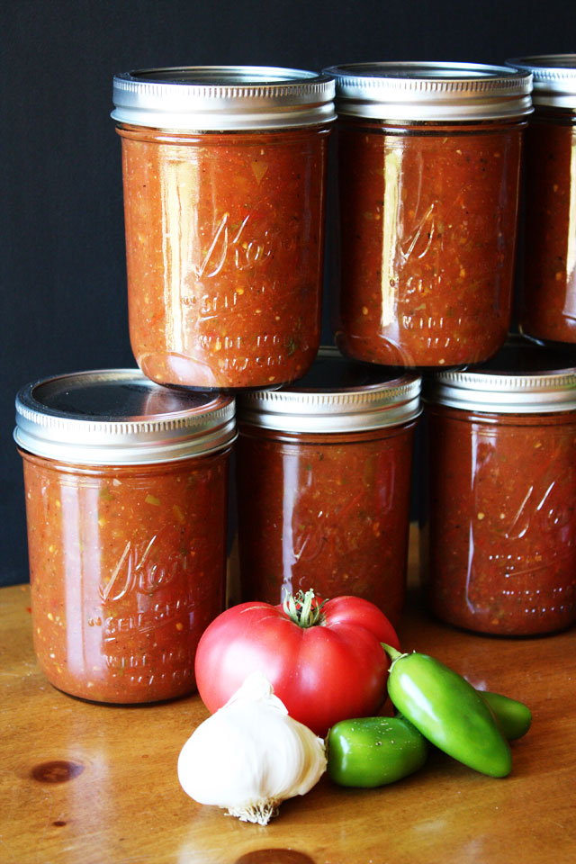 This is the perfect recipe for salsa for canning