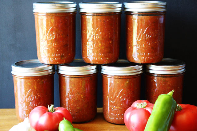 This recipe for salsa for canning will become your favorite!