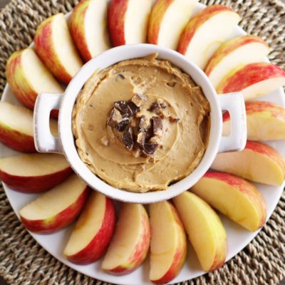 candy bar caramel apple dip