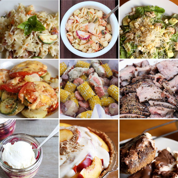 easy summer desserts salads dinners
