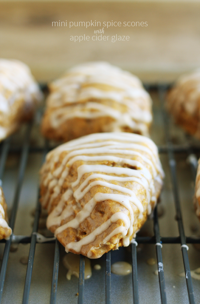 pumpkin spice scones fall baking breakfast