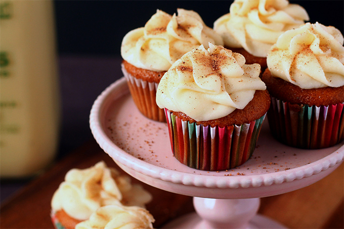 christmas eggnog cupcakes eggnog buttercream