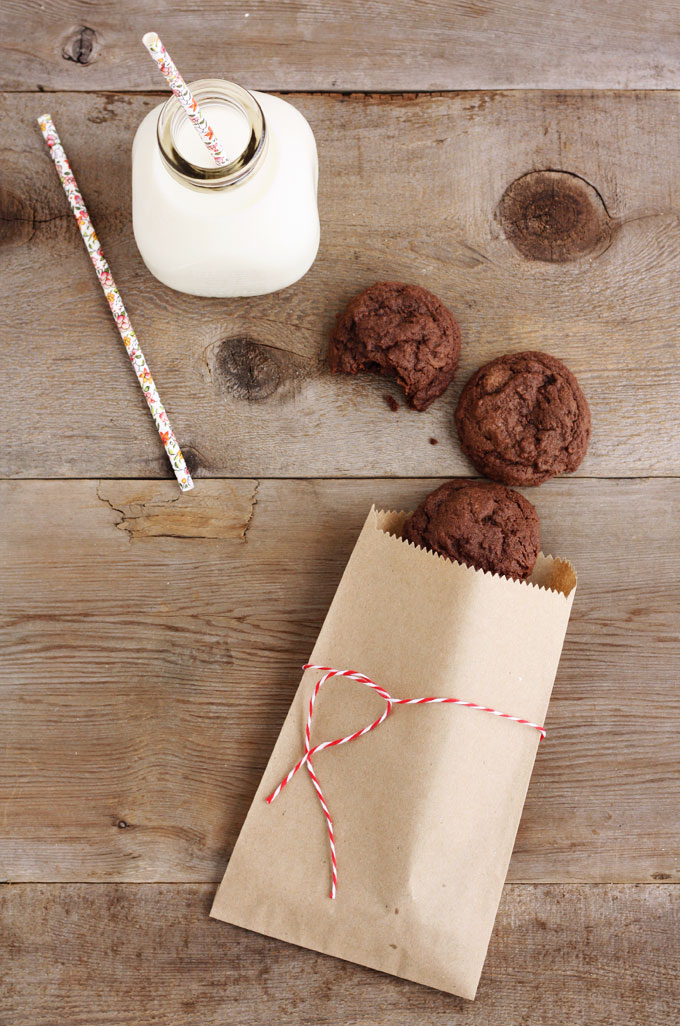 triple chocolate pudding cookies