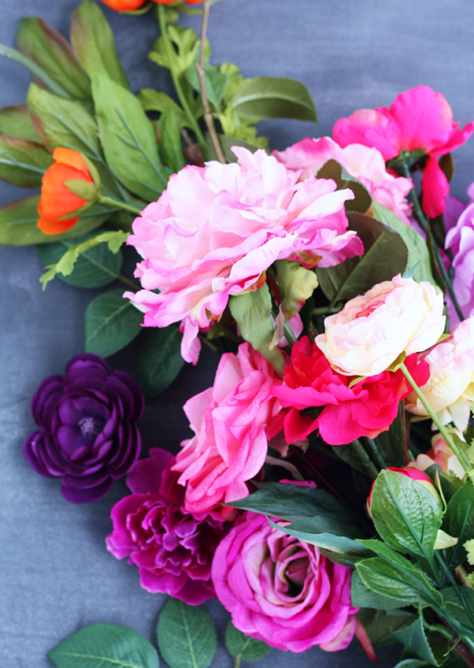 DIY faux flower headbands