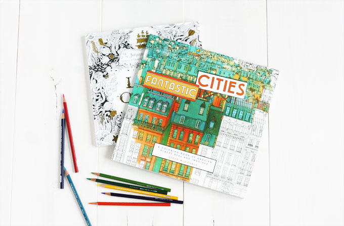 gifts for creatives: adult coloring books and prismacolor pencils