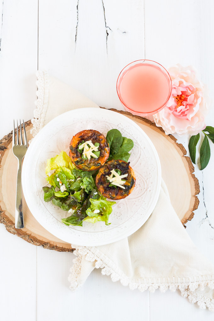 Caramelized Onion, Spinach, & White Cheddar Quiche would be the perfect addition to your Mother's Day brunch menu.