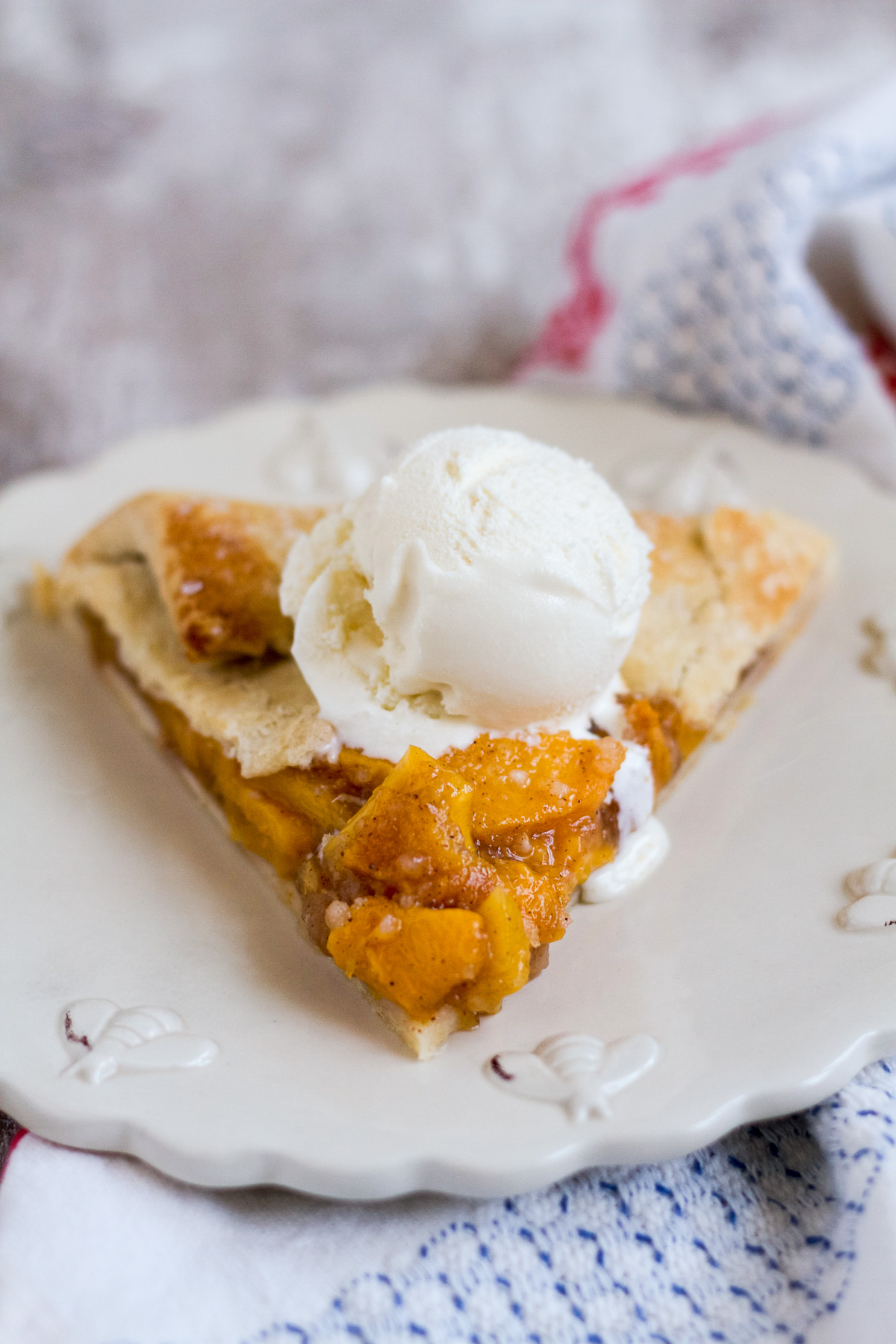 Make this galette, filled with fresh peaches and a hint of spice, and enjoy the last taste of summer!