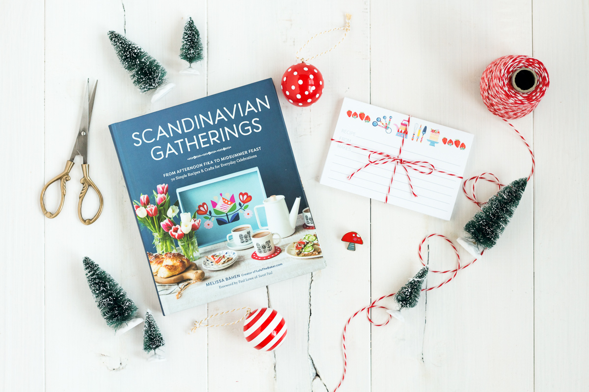Cute recipe cards and a hard enamel pin from Scandinavian Gatherings.