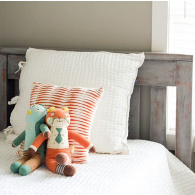 Find out how to use chalk paint and wax to make new wood look rustic and weathered.