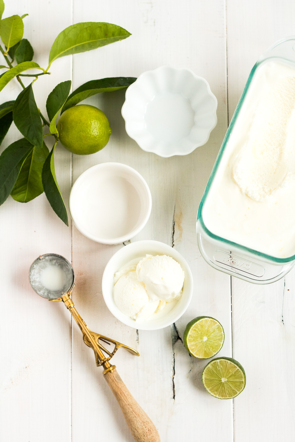 This homemade lime sherbet will knock your socks off!