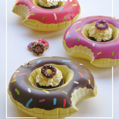 donut cupcake toppers