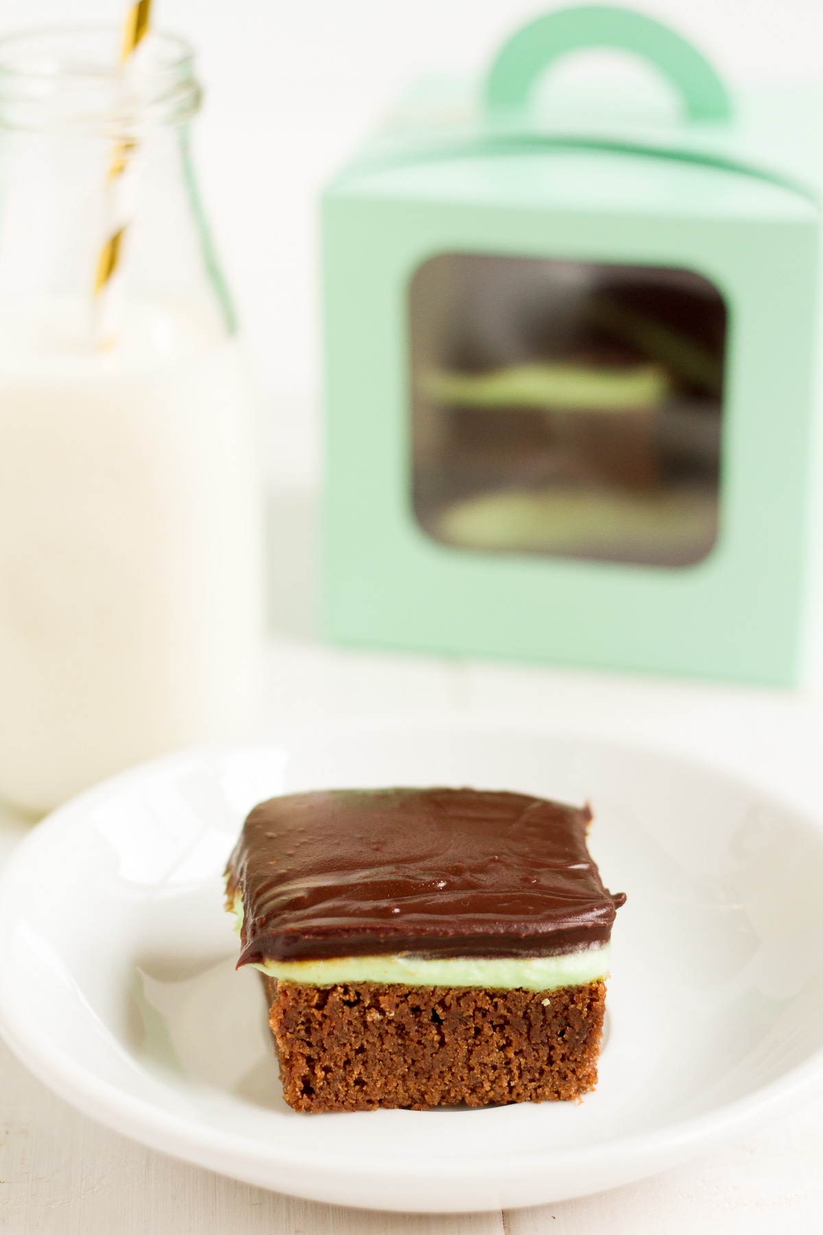 Rich, homemade brownies topped with a layer of minty buttercream and chocolate ganache, these mint chocolate brownies are perfection.