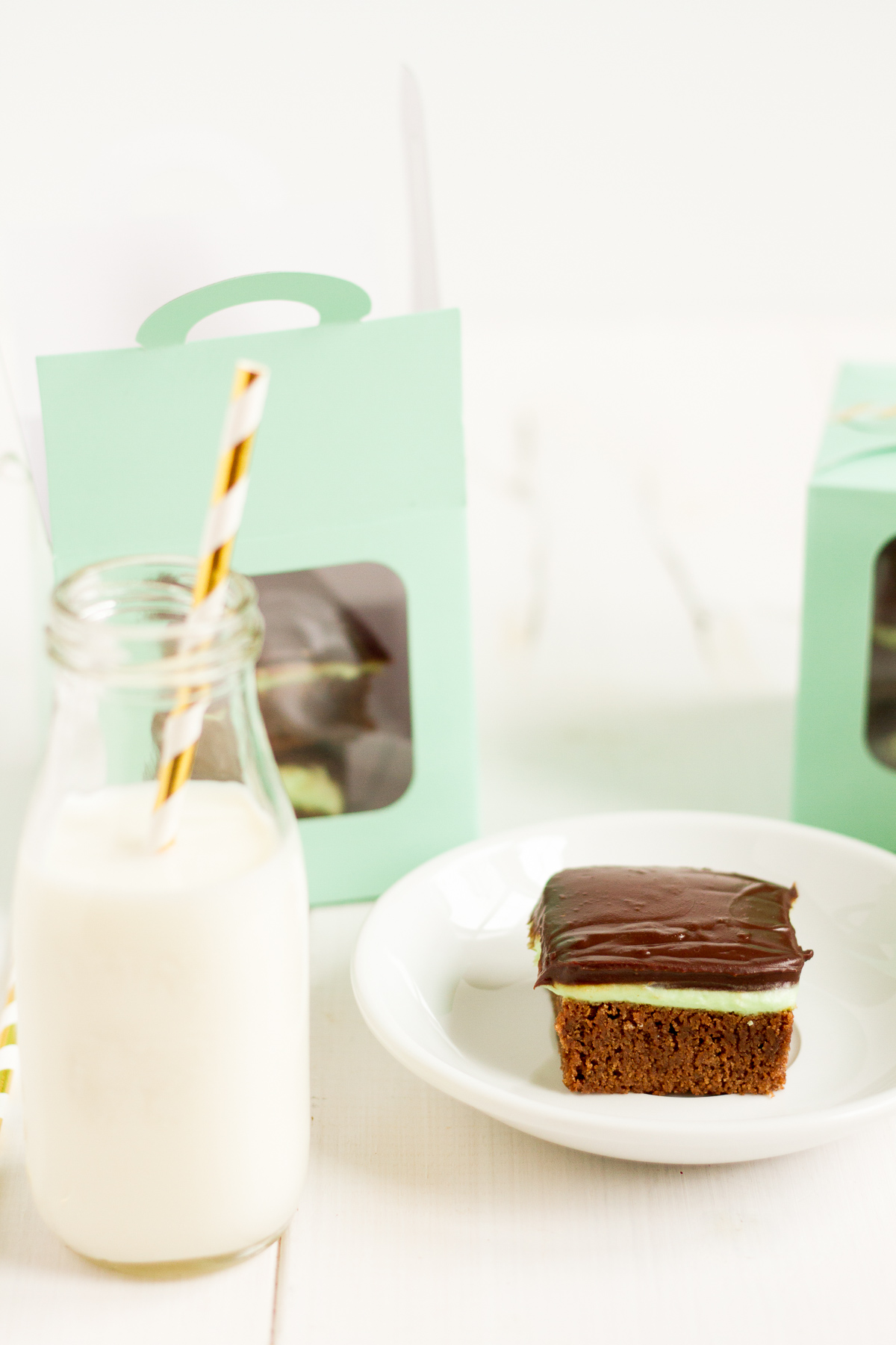 Rich, homemade brownies topped with a layer of minty buttercream and chocolate ganache, these mint chocolate brownies are perfection.