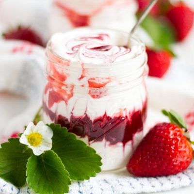 Summer Berry Fool is an easy, beautiful, and delicious dessert with just 6 ingredients.