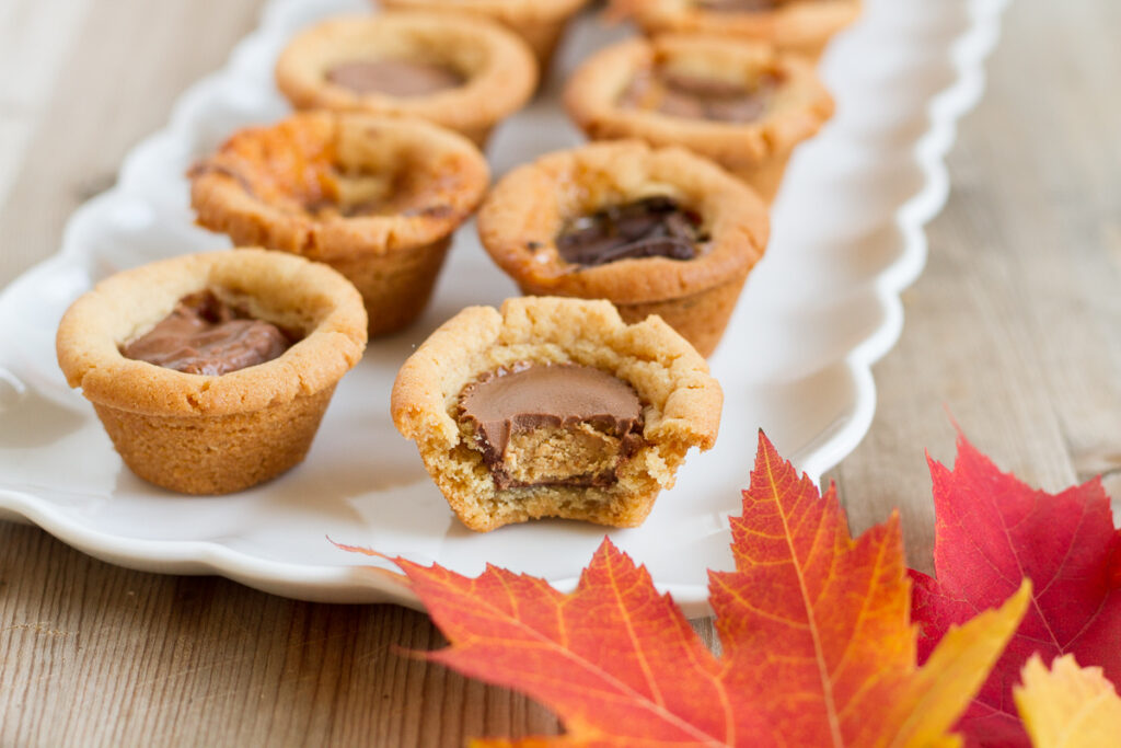 candy bar thumbprint cookies