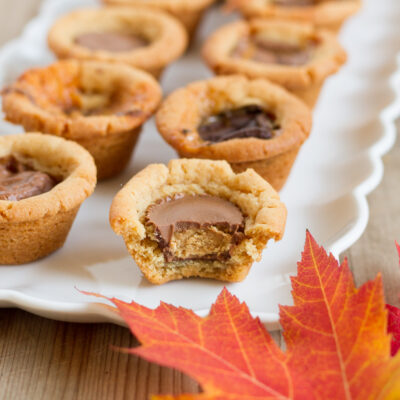 candy bar thumbprint cookies