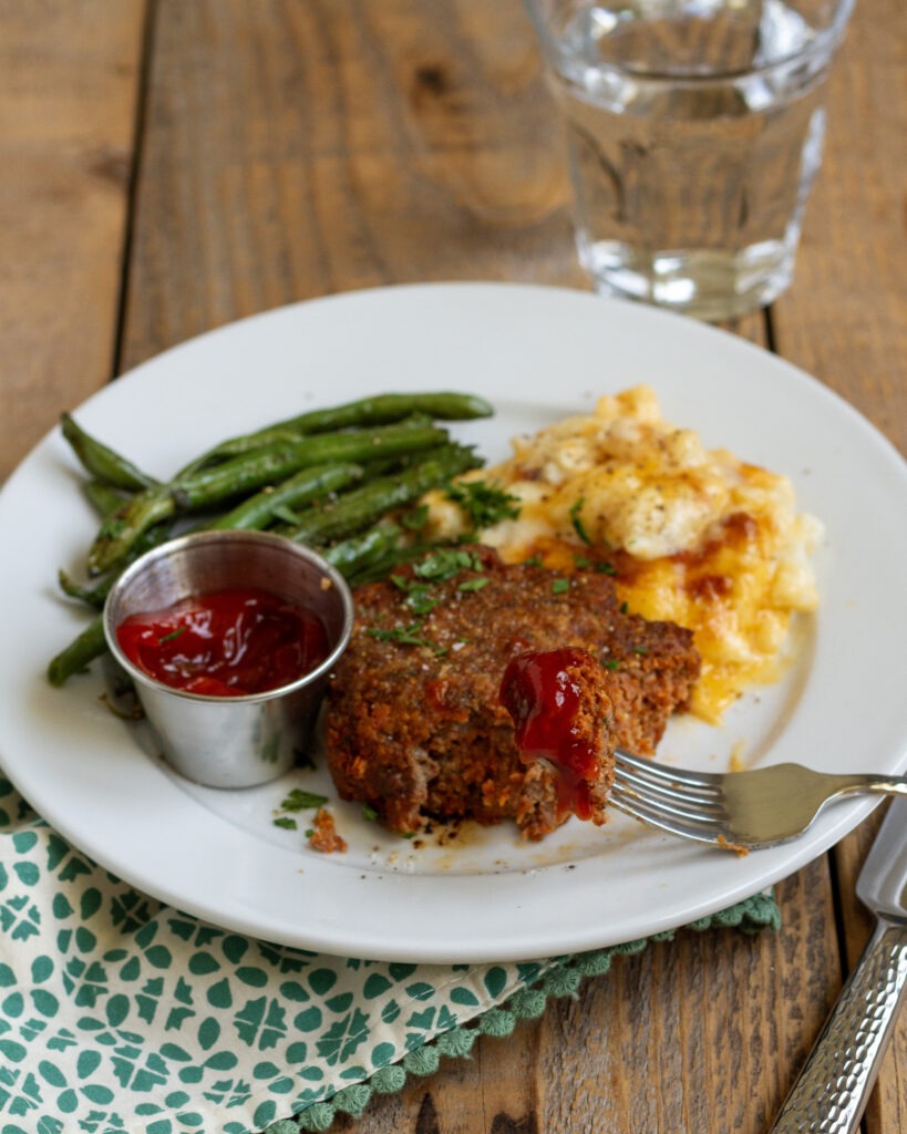 meatloaf recipe from farmhouse weeknights by melissa bahen